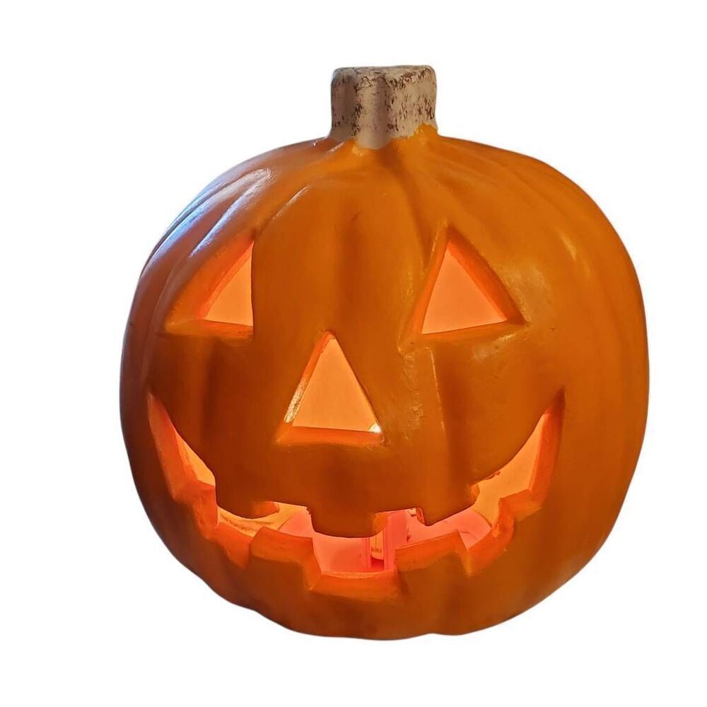 Vintage1998 Foam Blow Mold Jack-O Lantern Halloween Pumpkin By The Paper Magic G